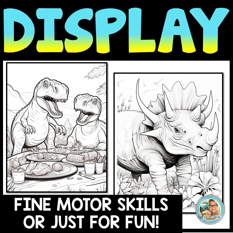 Dinosaur Coloring Pages | Coloring Sheets | Activities - Image 4