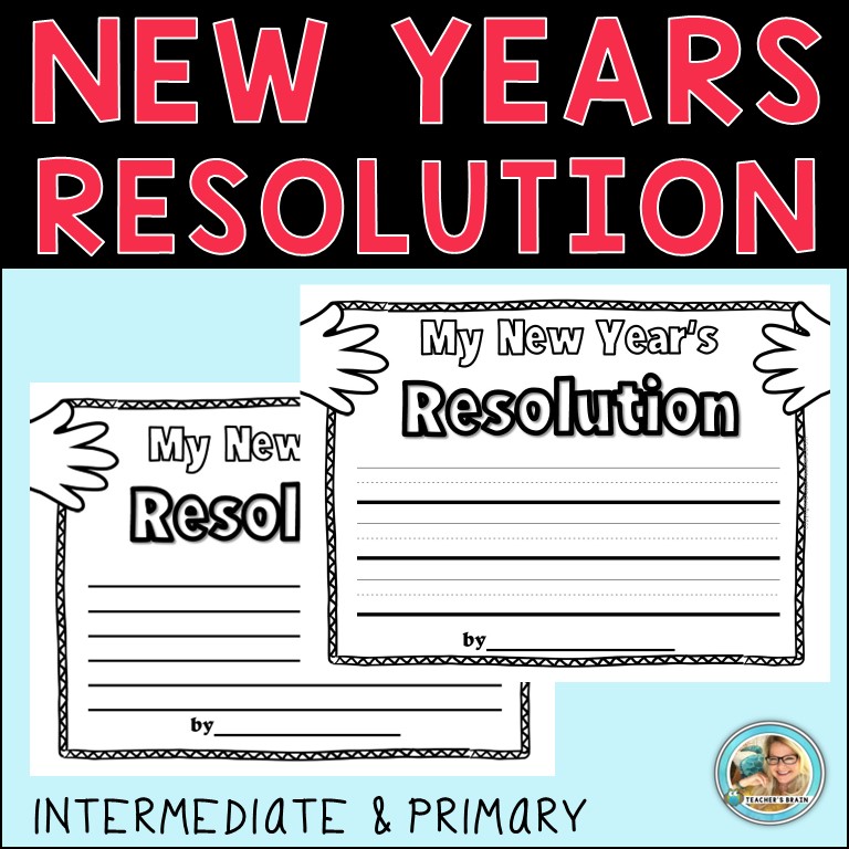 New Years Resolution 2024 Writing Craft | Goals | Bulletin Board Ideas - Image 3