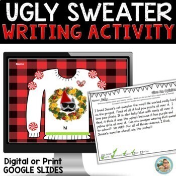 ugly sweater Christmas activities