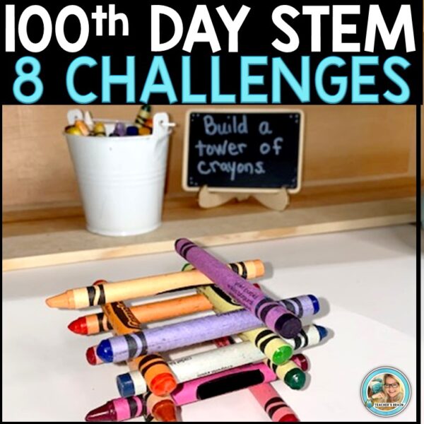 100th Day of School Activities STEM Stations
