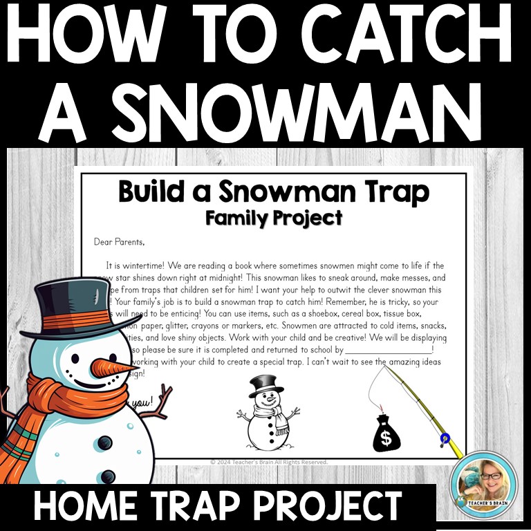 How to CATCH a Snowman Activities | Writing | Build a Trap - Image 2