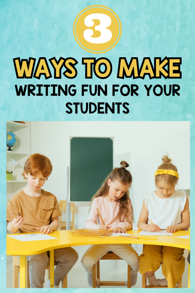 writing activities for kids