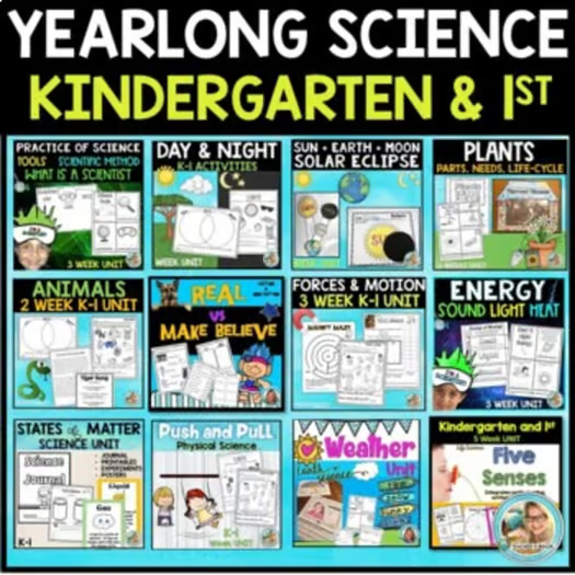 science curriculum for kindergarten and first grade