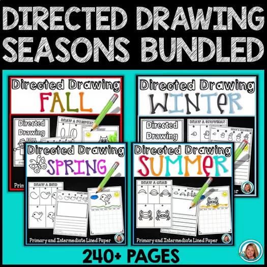 directed drawing resource for elementary