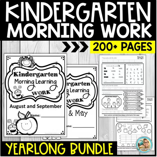 kindergarten morning work