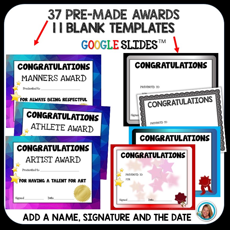 Editable Class Superlatives End of the Year Awards | Google Slides - Image 3