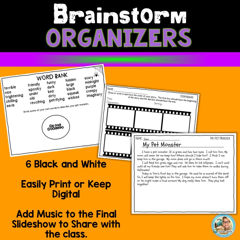 Build a MONSTER Craft Writing | Print or Digital GOOGLE READY - Image 4