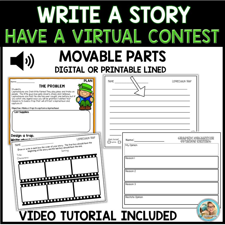 HOW to catch a LEPRECHAUN Writing    Build a Trap    St Patty Day Digital & Print - Image 4