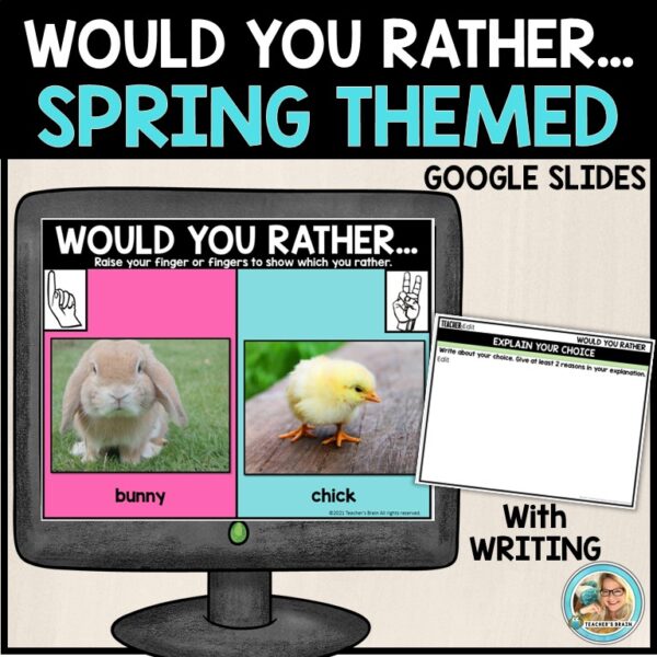 Would You Rather SPRING THEMED | Google Slides | Writing