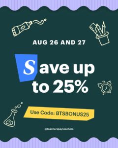 TpT Sale