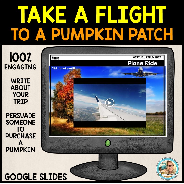 Pumpkin Patch Virtual Field Trip | Writing | Google Slides - Image 2
