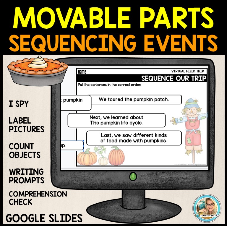 Pumpkin Patch Virtual Field Trip | Writing | Google Slides - Image 4