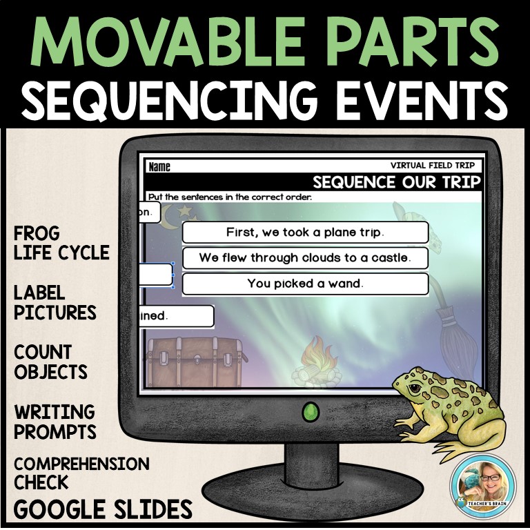 End of the Year Activities WIZARD Theme Virtual Field Trip - Google Slides - Image 4