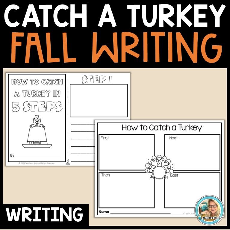 How to CATCH a TURKEY Writing Activities | Trap | Craft - Image 2