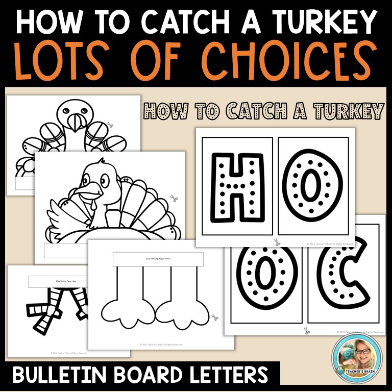 How to CATCH a TURKEY Writing Activities | Trap | Craft - Image 4