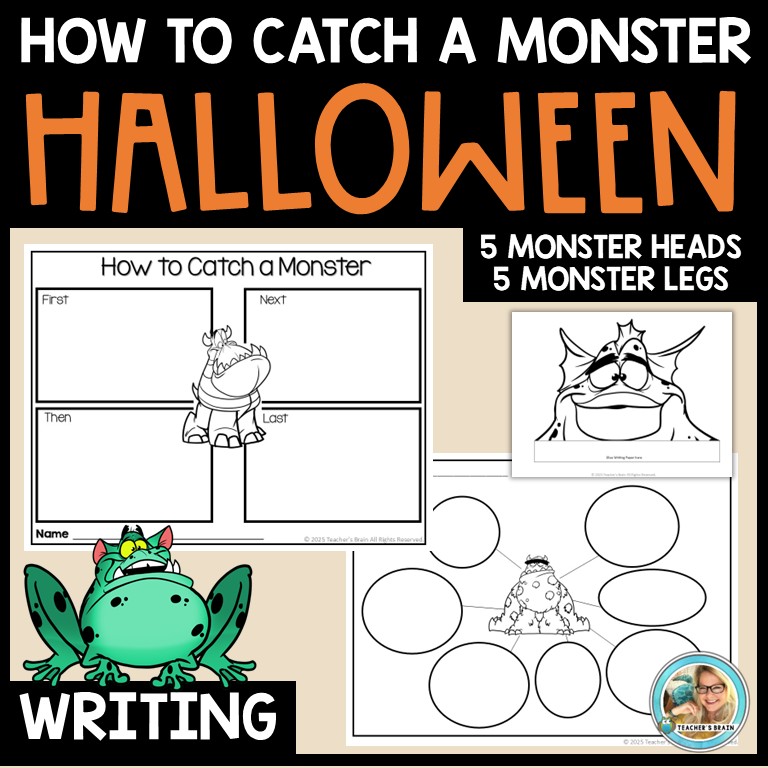How to CATCH a MONSTER Writing Activities - Trap - Craft - Image 2