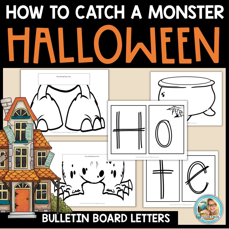 How to CATCH a MONSTER Writing Activities - Trap - Craft - Image 4