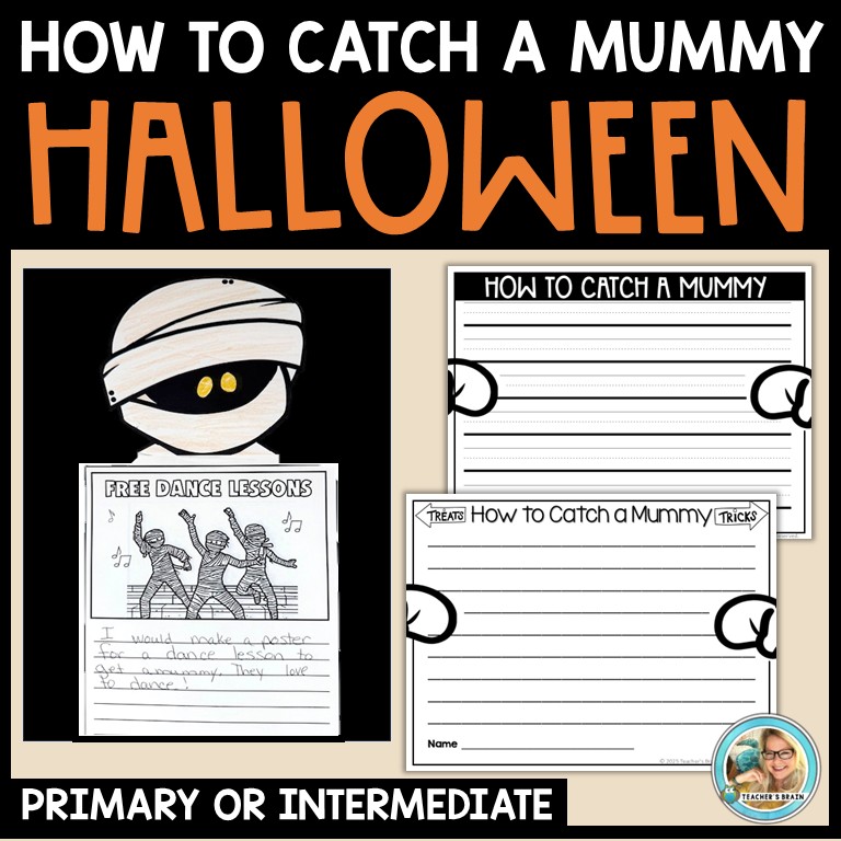 How to CATCH a Mummy Writing Activities | Trap | Craft - Image 3