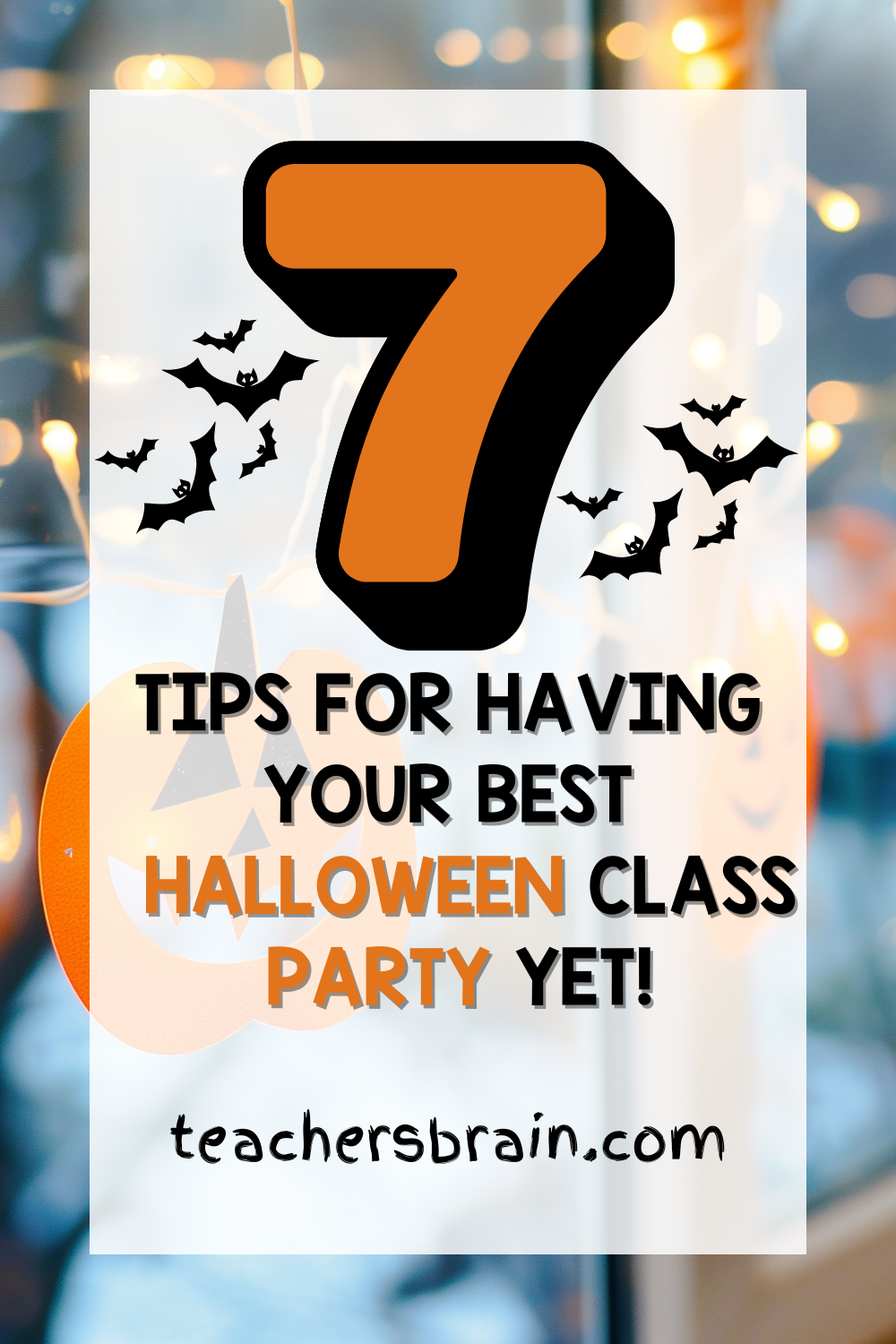 Halloween class party tips