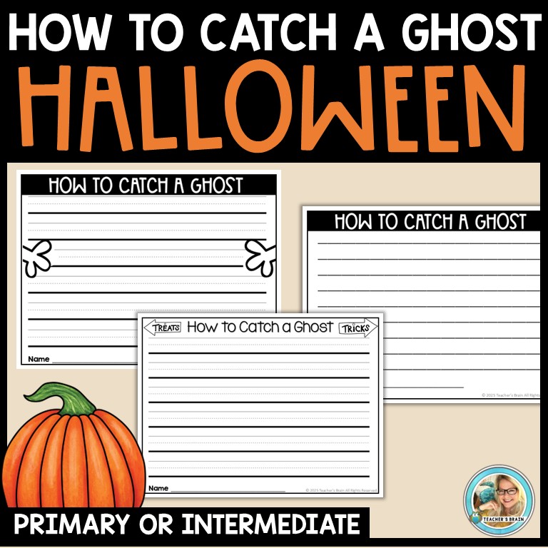 How to CATCH a GHOST Writing Activities | Trap | Craft - Image 3