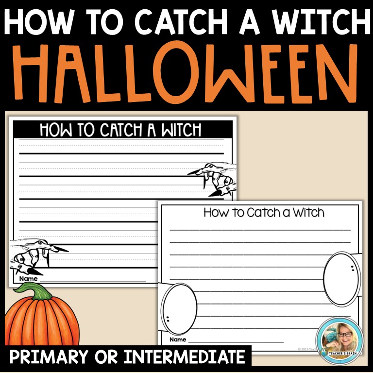 How to CATCH a WITCH Writing Activities | Trap | Craft - Image 3
