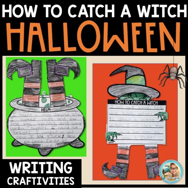 How to CATCH a WITCH Writing Activities | Trap | Craft
