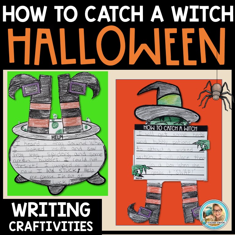How to CATCH a WITCH Writing Activities | Trap | Craft