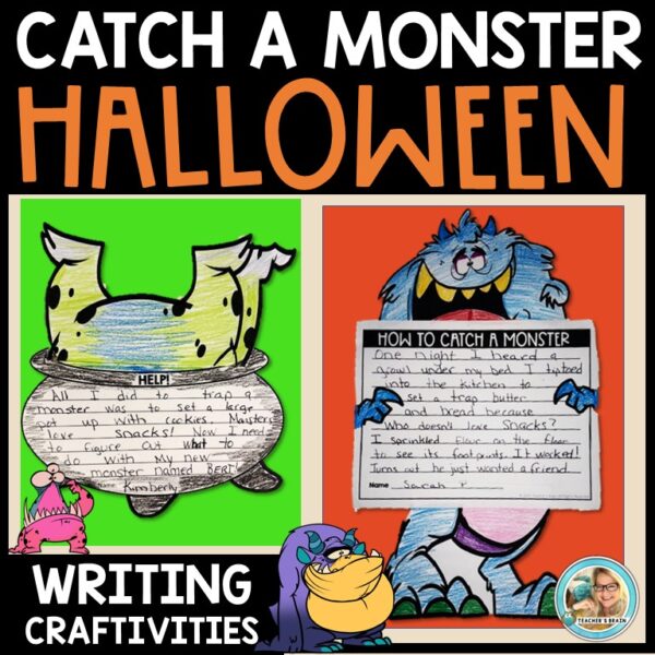 How to CATCH a MONSTER Writing Activities - Trap - Craft