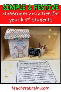 holiday classroom activities