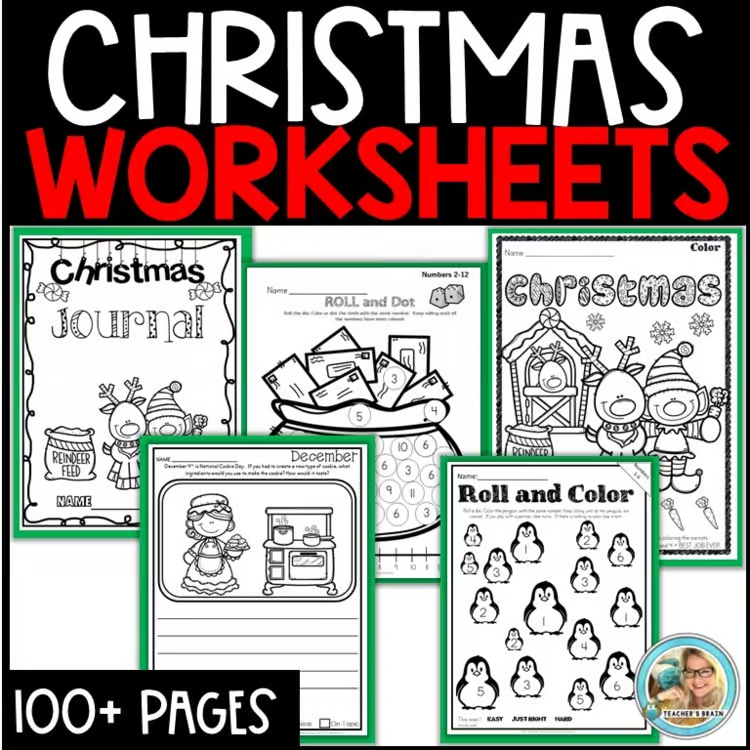 Christmas worksheets