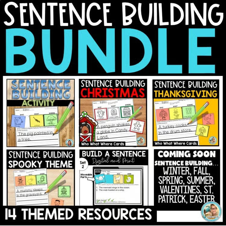 sentence building activities