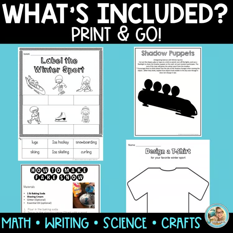 winter olympics activities for kids