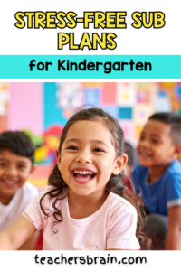 sub plans for kindergarten