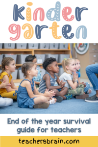 end of the year kindergarten activities