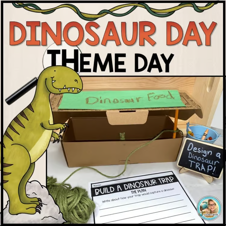 end of the year classroom activities dinosaur day
