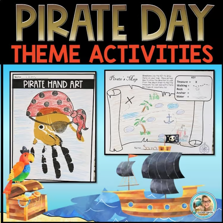 end of the year classroom activities pirate day