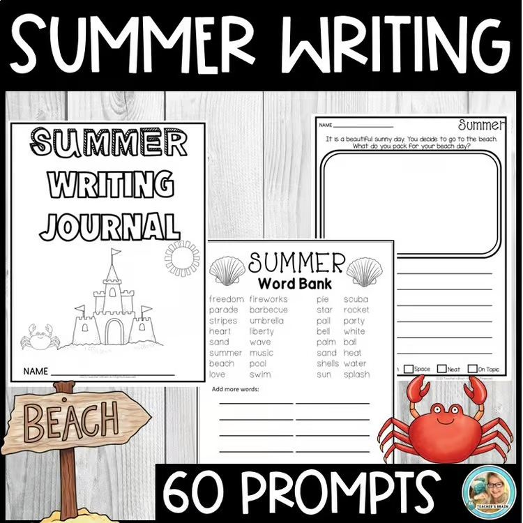 summer writing journal