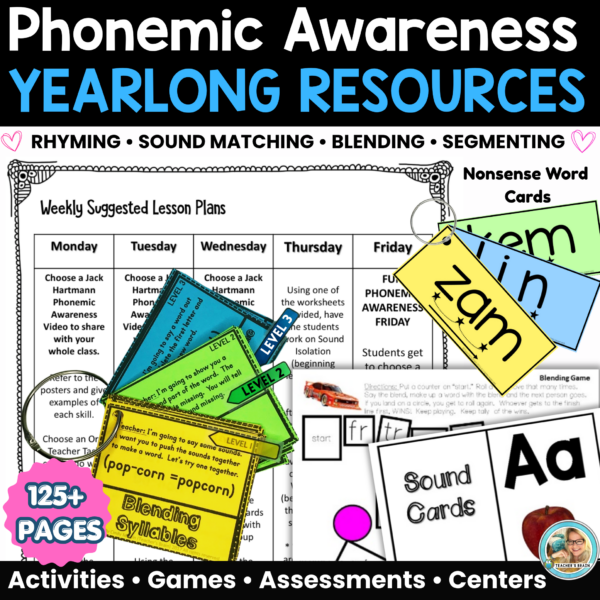 Phonological & Phonemic Awareness Activities & Assessments | Science of Reading
