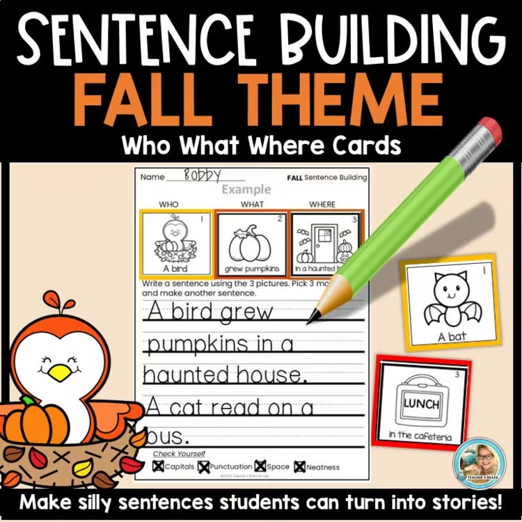 fall math and literacy activities