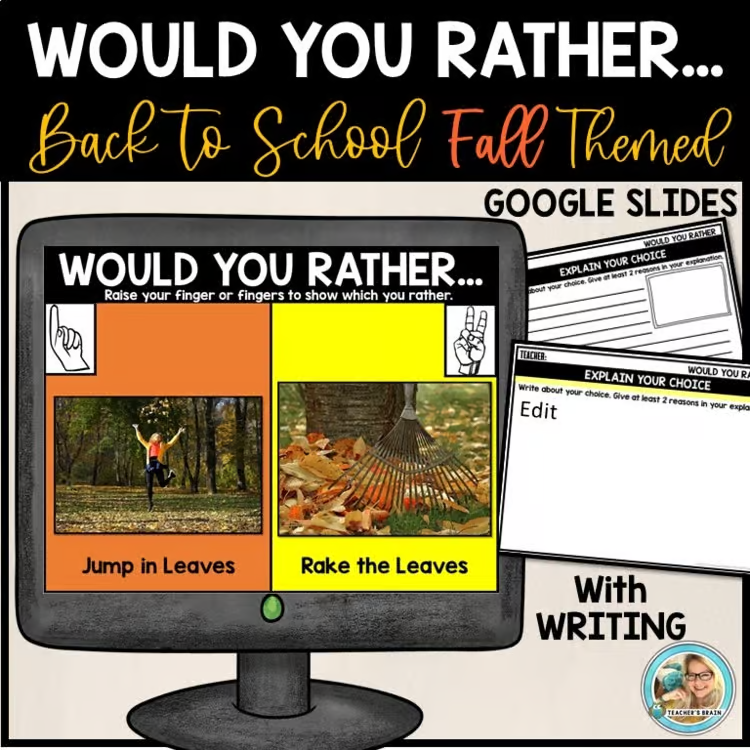 fall activities for elementary students
