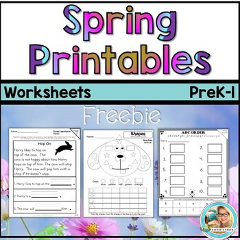 Spring Activities – Free Printable Worksheets