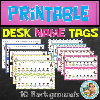 Student Desk Name Plates – Printable Name Tags
