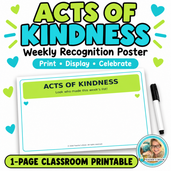 Acts of Kindness Poster