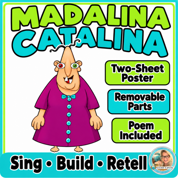 Madalina Catalina Storytelling Activity | Large Poster & Removable Parts