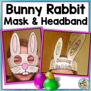 Bunny Rabbit Mask and Headband Craft with Writing Pages
