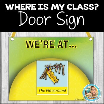 Editable Classroom Door Signs | Where Is My Class?
