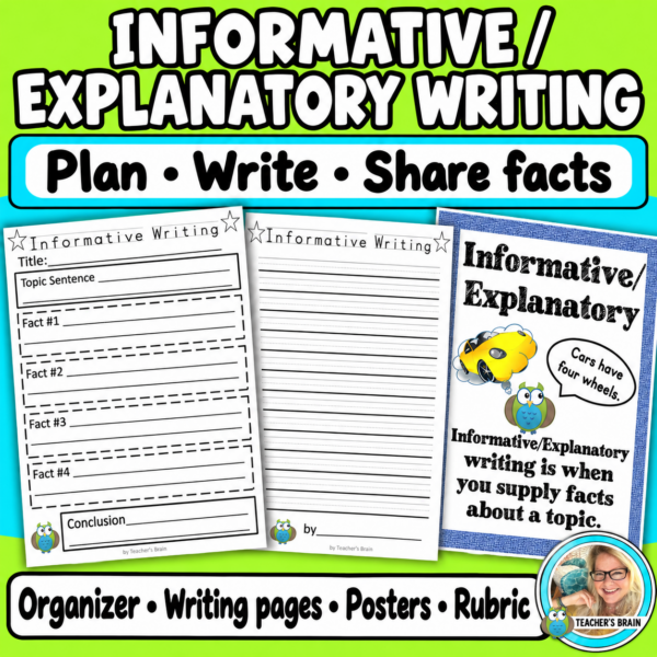Informative and Explanatory Writing Activities