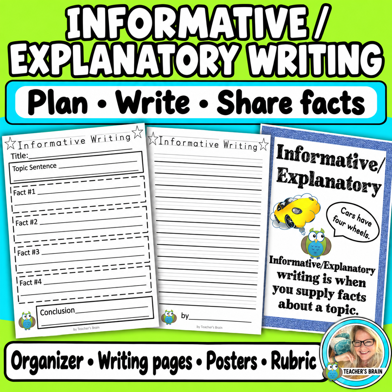 Informative and Explanatory Writing Activities