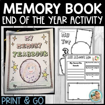 End-of-Year Memory Book | Kindergarten, First & Second Grade