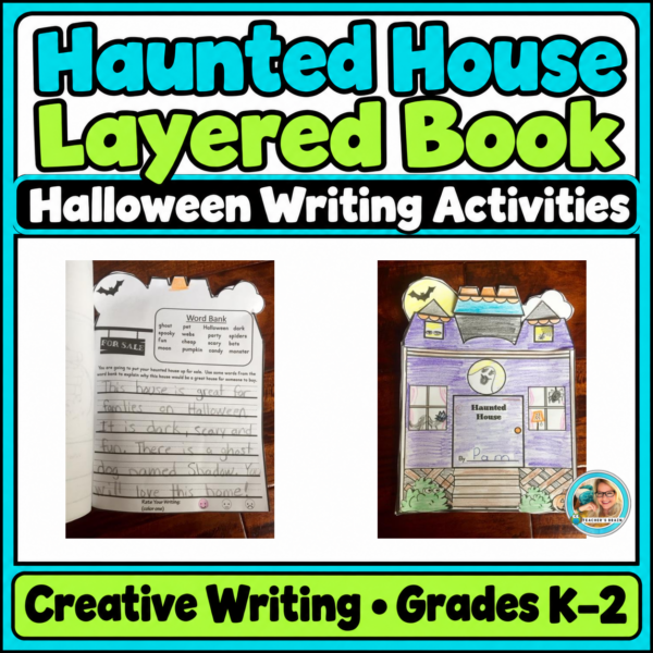 Halloween Writing Craft | Haunted House Layered Book